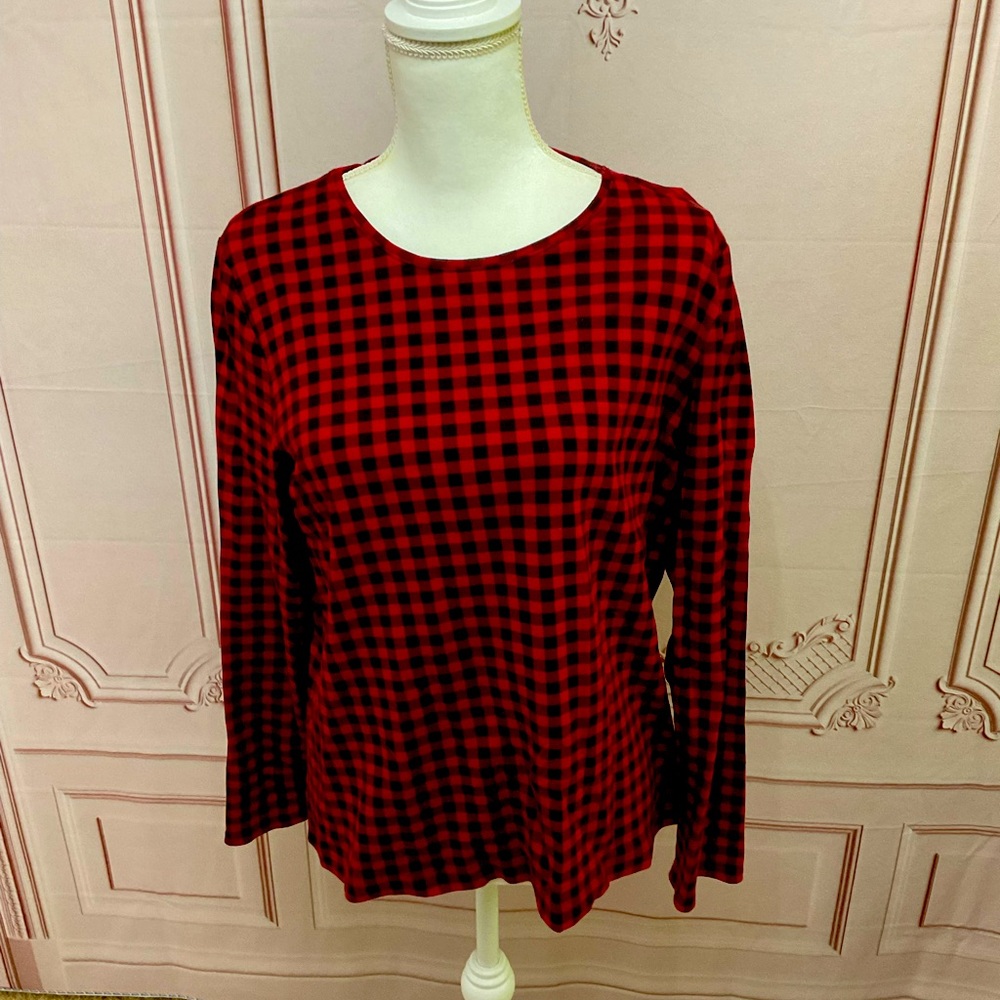 Buffalo Check Croft & Barrow Classic Tee